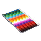 Multicolor Fabric Folds Abstract Notitieboek (Rechterzijde)