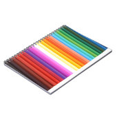 Multicolor Fabric Folds Abstract Notitieboek (Linkerzijde)