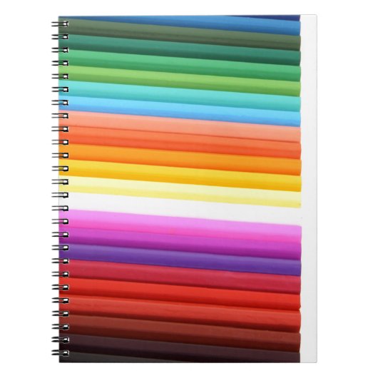 Multicolor Fabric Folds Abstract Notitieboek (Voorkant)