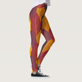 Multicolor Fall Leaves Leggings (Rechts)