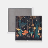 Multicolor Fantasy Scene Vaatwasser Magneet (Voorkant / Achterkant)