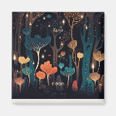 Multicolor Fantasy Scene Vaatwasser Magneet (Voorkant)