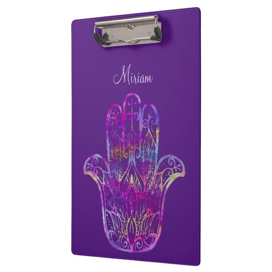 Multicolor Filigree Hamsa Klembord (Links)