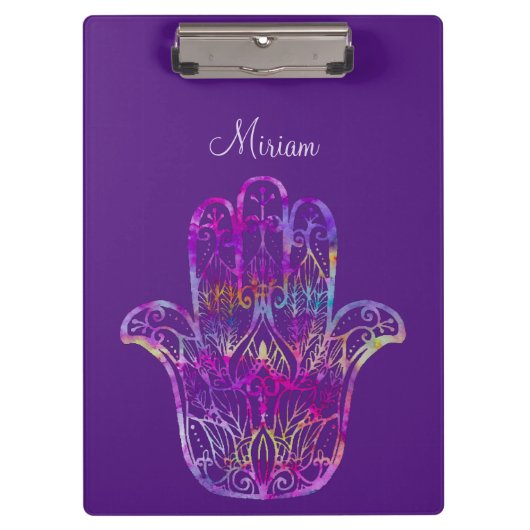 Multicolor Filigree Hamsa Klembord (Voorkant)