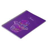 Multicolor Filigree Hamsa Notitieboek (Linkerzijde)