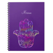 Multicolor Filigree Hamsa Notitieboek (Voorkant)