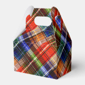 Multicolor Flanel Plaid Tartan Pattern Bedankdoosjes (Achterkant)