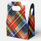 Multicolor Flanel Plaid Tartan Pattern Bedankdoosjes (Geopend)