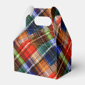Multicolor Flanel Plaid Tartan Pattern Bedankdoosjes (Voorkant Zijde)