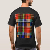 Multicolor Flanel Plaid Tartan Pattern T-shirt (Achterkant)