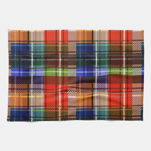 Multicolor Flanel Plaid Tartan Pattern Theedoek (Horizontaal)