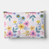 Multicolor Floral Cosmetic Travel Bag Etui (Achterkant)