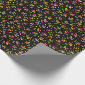 Multicolor Floral Design Cadeaupapier (Hoek)
