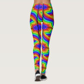 Multicolor floral design leggings (Achterkant)