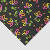 Multicolor Floral Design Tissuepapier (Detail)