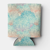 Multicolor Floral Doodle Patroon Blikjeskoeler (Voorkant)
