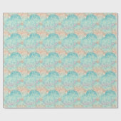 Multicolor Floral Doodle Patroon Cadeaupapier (Vlak)