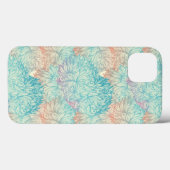 Multicolor Floral Doodle Patroon Case-Mate iPhone Case (Achterkant (horizontaal))
