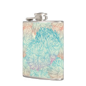 Multicolor Floral Doodle Patroon Heupfles (Links)