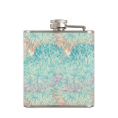 Multicolor Floral Doodle Patroon Heupfles (Achterkant)