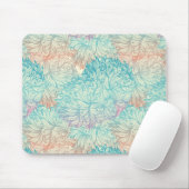 Multicolor Floral Doodle Patroon Muismat (Met muis)