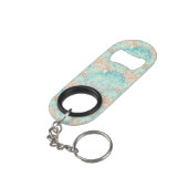 Multicolor Floral Doodle Patroon Sleutelhanger Flessenopener (Achterkant Gekanteld)
