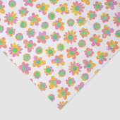 Multicolor Flower Pattern Tissuepapier (Detail)