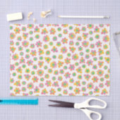 Multicolor Flower Pattern Tissuepapier (Craft)