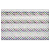 Multicolor Flying Saucers UFOs Stof (Fat Quarter)