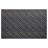 Multicolor Flying Saucers UFOs Stof (Fat Quarter)