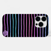 Multicolor Folie Strepen Gepersonaliseerde Hoes (Achterkant (horizontaal))