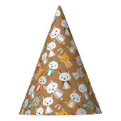 MultiColor Fox Cartoon Feesthoedjes (Voorkant)