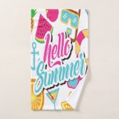 Multicolor Fruit Bath Towel Set Bad Handdoek (Handdoek)