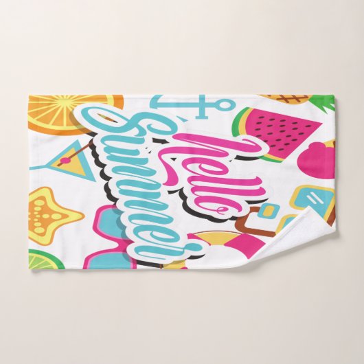 Multicolor Fruit Bath Towel Set Bad Handdoek (Handdoek)