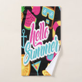 Multicolor Fruit Design Bath-handdoekset Bad Handdoek (Handdoek)