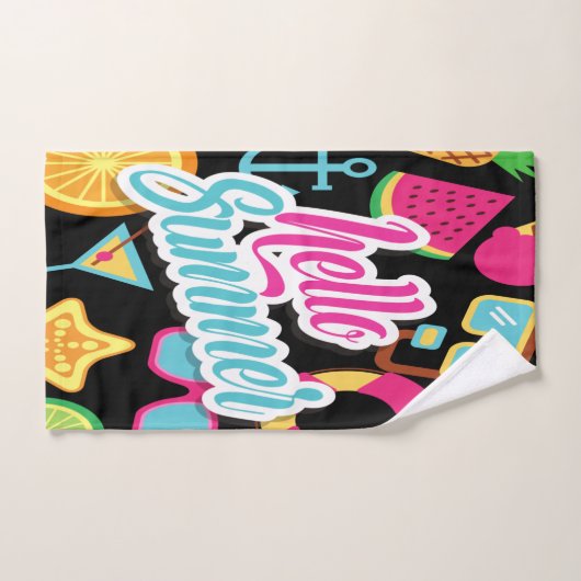 Multicolor Fruit Design Bath-handdoekset Bad Handdoek (Handdoek)