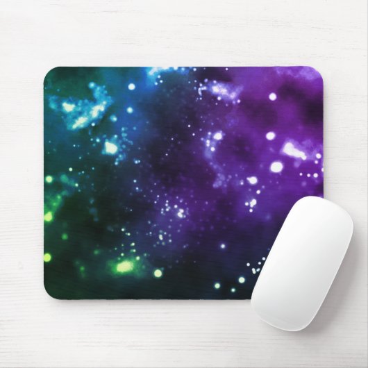 Multicolor Galaxy Muismat (Met muis)