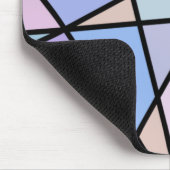 Multicolor geometrische lijnen en vormen muismat (Hoek)