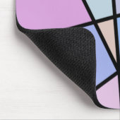 Multicolor geometrische lijnen en vormen muismat (Hoek)