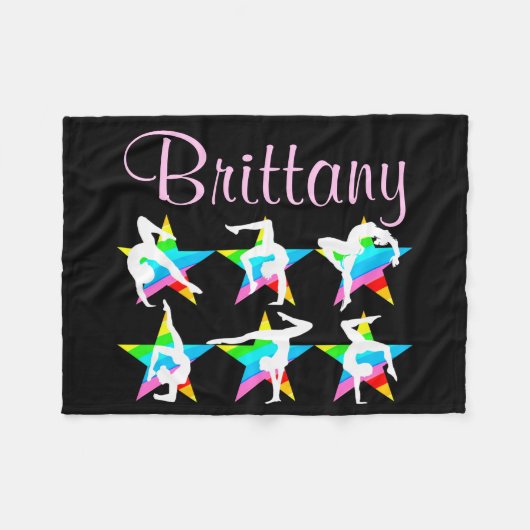  MULTICOLOR GEPERSONALISEERDE GYMNASTIEKDEKEN FLEECE DEKEN (Voorkant (Horizontaal))