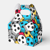 Multicolor Ghost Skulls Bedankdoosjes (Achterkant)