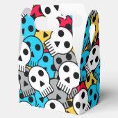 Multicolor Ghost Skulls Bedankdoosjes (Geopend)