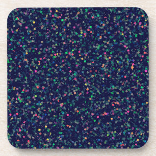 Multicolor Glitter Confetti Bier Onderzetter