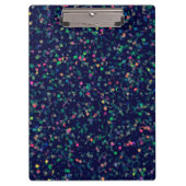 Multicolor Glitter Confetti Klembord (Voorkant)