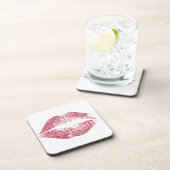 Multicolor Glitter Lips #11 Bier Onderzetter (Rechterzijde)
