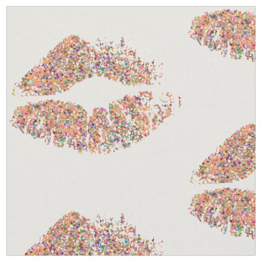Multicolor Glitter Lips #25 Stof (Close Up)