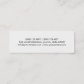 Multicolor Glitter Lips Stylish Makeup Artist #5 Mini Visitekaartje (Achterkant)