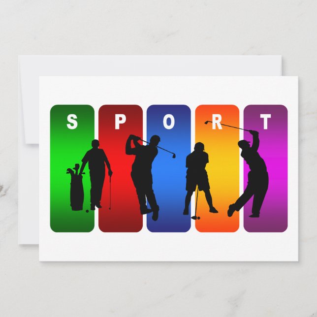 Multicolor Golf Emblem (Voorkant)