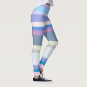 Multicolor Green/Grey/Beige/Roze/Paars/Blauw Leggings (Rechts)