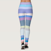 Multicolor Green/Grey/Beige/Roze/Paars/Blauw Leggings (Achterkant)